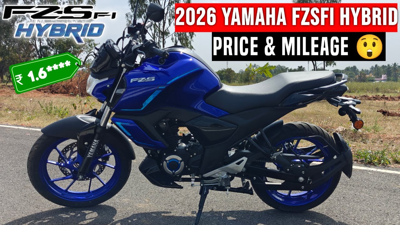 2026 Yamaha FZS FI Hybrid Review 🤯 Tamil | Price & 70kmpl Shock!