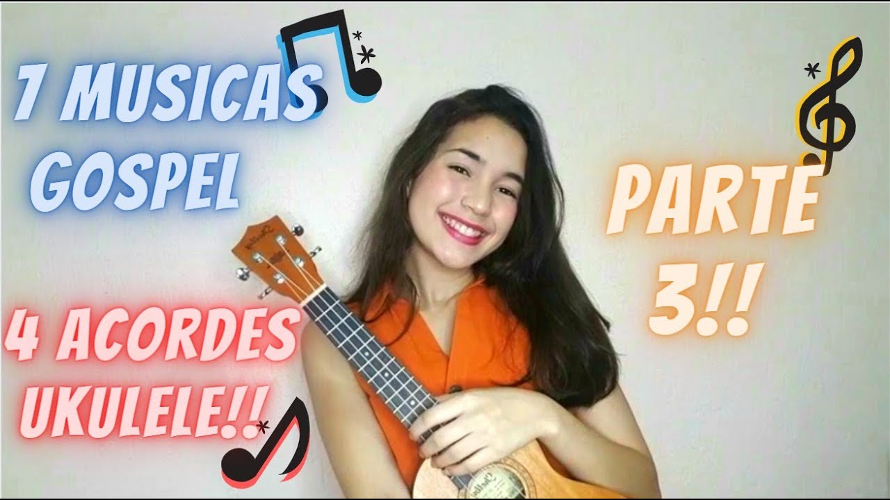 7 MÚSICAS GOSPEL COM 4 ACORDES PARTE 3 | Carol Almeida