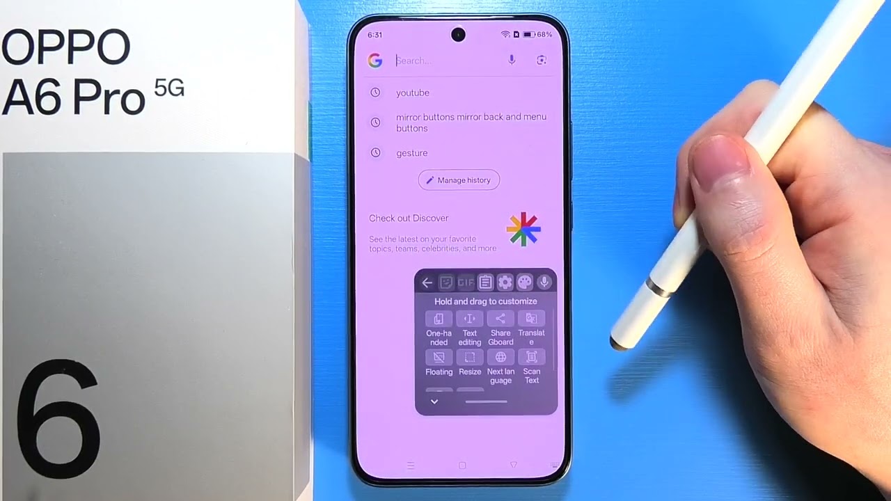 Oppo A6 Pro 5G: FIX Floating Keyboard