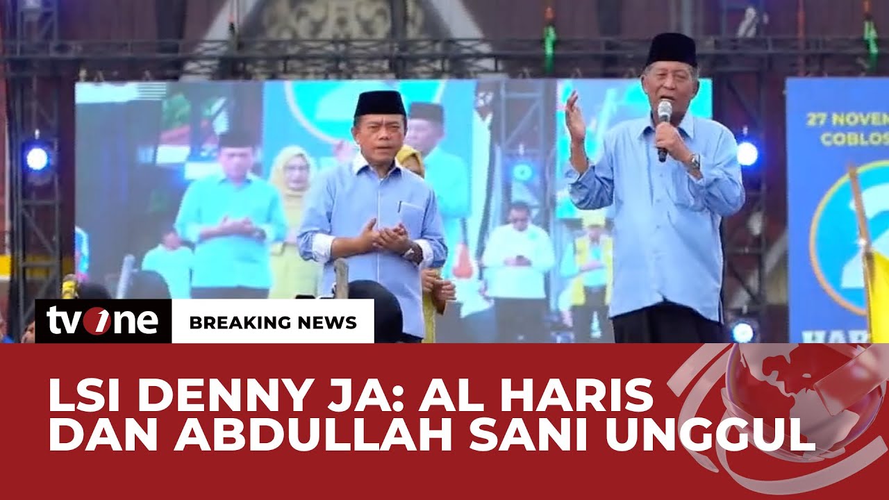 Hasil Survei LSI Denny JA di Jambi: Al Haris dan Abdullah Sani Unggul | Breaking News tvOne