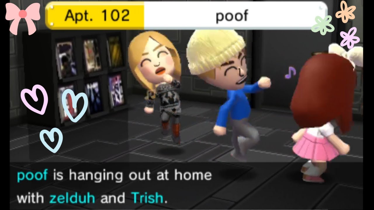 i became best friends with poofesure & trisha paytas in tomodachi life