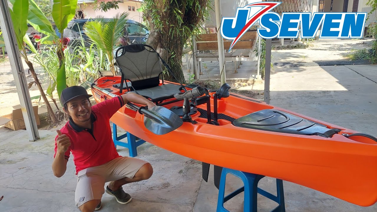 KEREN BANGET PAK !!! RIVIEW PERAHU KAYAK BUAT MANCING...J SEVEN ALESANDRA
