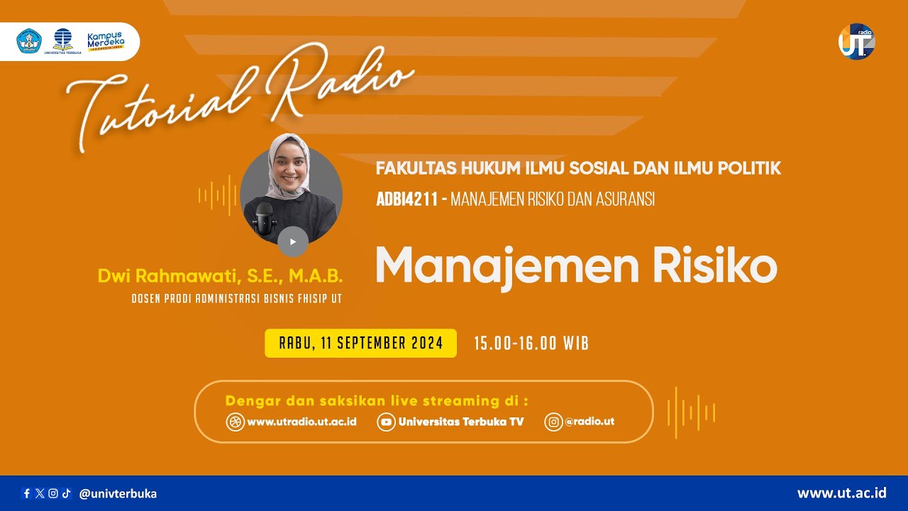 Manajemen Risiko ~ ADBI4211 Manajemen Risiko dan Asuransi