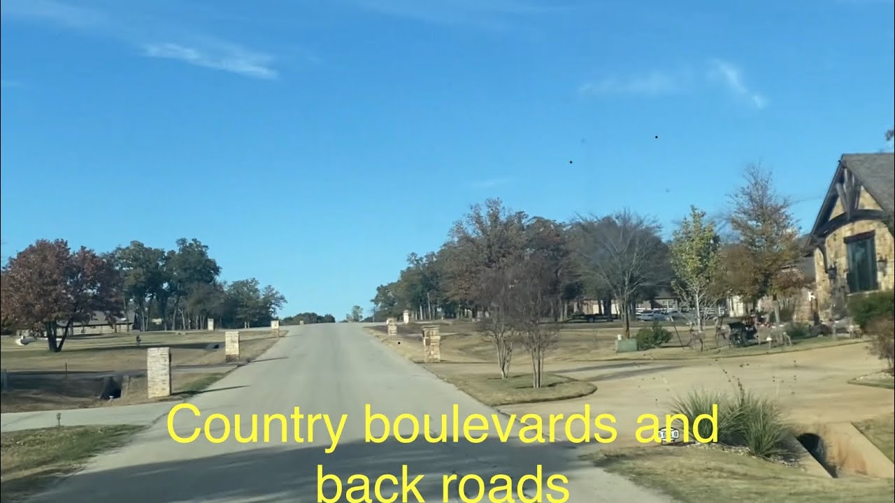 Another country drive in the neighboring counties and farms in Texas