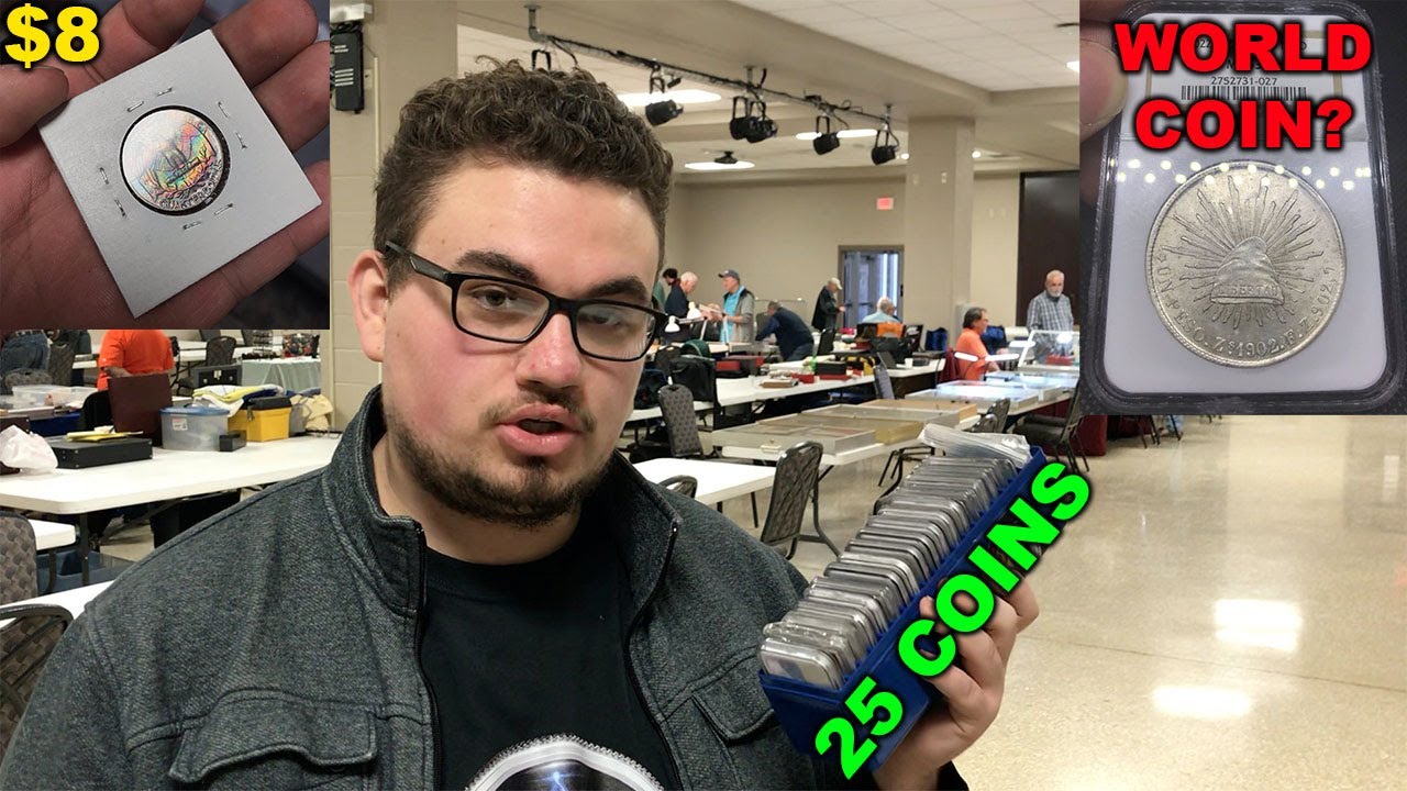 They Sold Coins TOO CHEAP at this SMALL Texas Coin Show! (We bought a World Coin?)