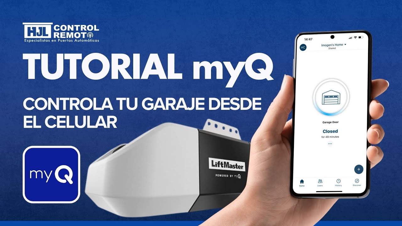 📲 CÓMO CONFIGURAR LA APLICACIÓN MyQ EN TU LIFTMASTER 4410W | CCONTROLA TU GARAJE DESDE EL CELULAR 👉🚪