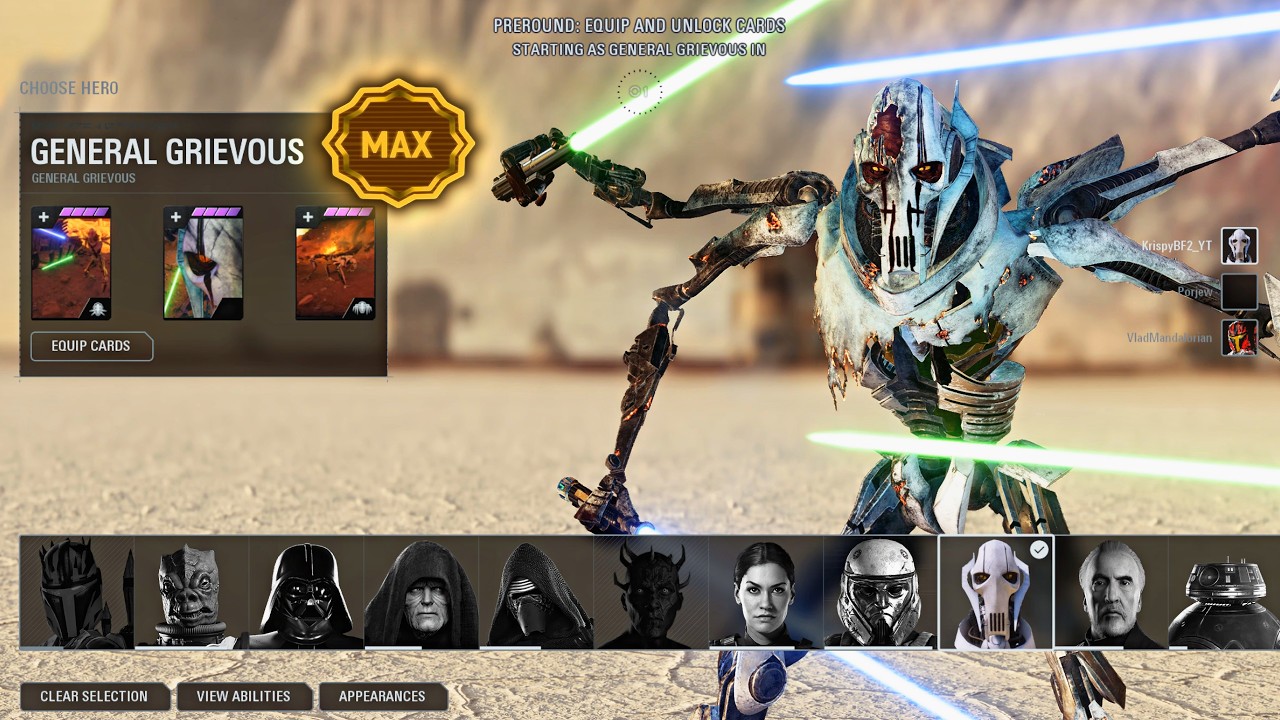 Движения Макса Гривуса здесь были просто безумными | HvV #1817 | Star Wars Battlefront 2