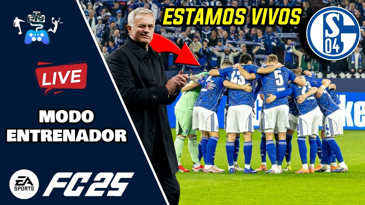🚨VIVOS EN LIGA Y COPA CON EL SCHALKE 04 DE MOU  - MODO CARRERA DT FC 25🚨