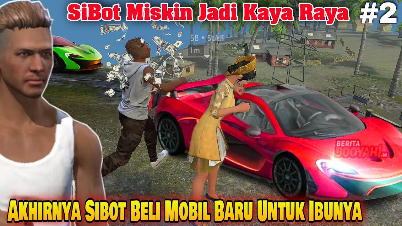 Film Pendek FF | Akhirnya Sibot Beli Mobil Baru Untuk Ibunya! SiBot Miskin Jadi Kaya Raya! Part 2