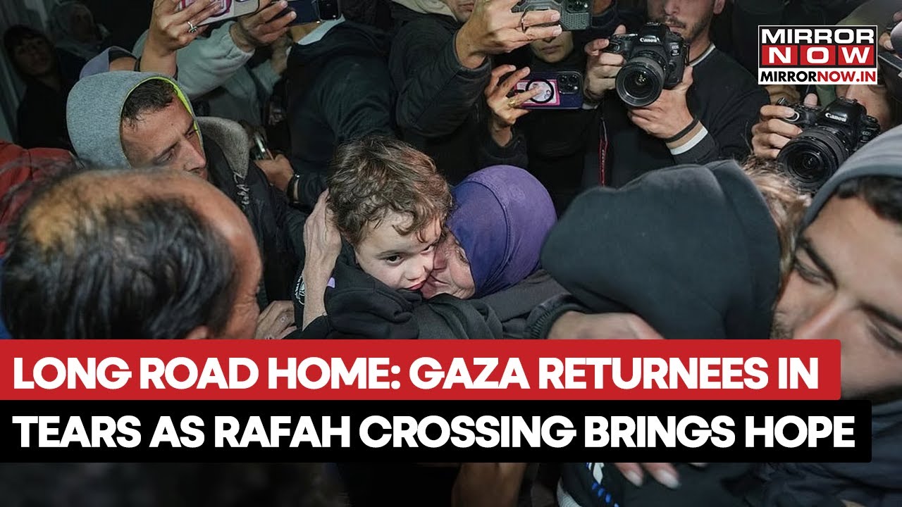 Gaza Returnees In Tears Describe 'Journey Of Suffering' As Rafah Crossing Reopens Amid Uncertainty