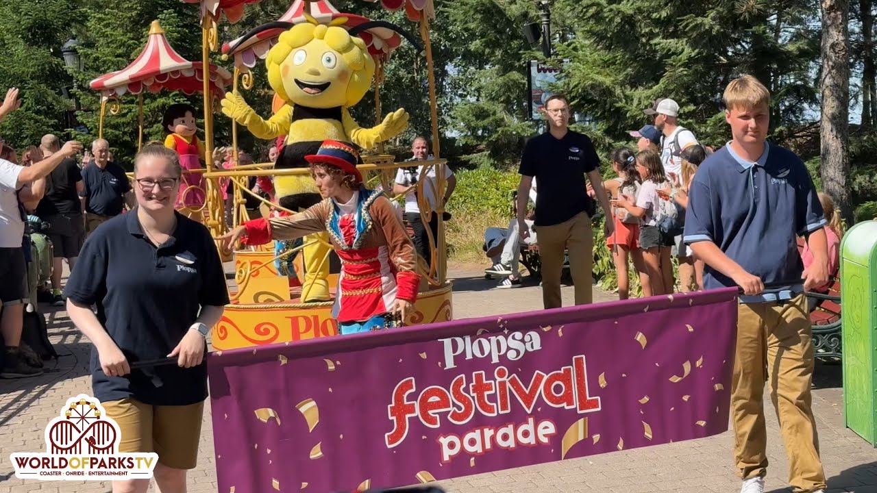 Plopsa Festival Parade - Plopsaland Deutschland - Neuheit 2025 - Holiday Park Parade 28.06.2025