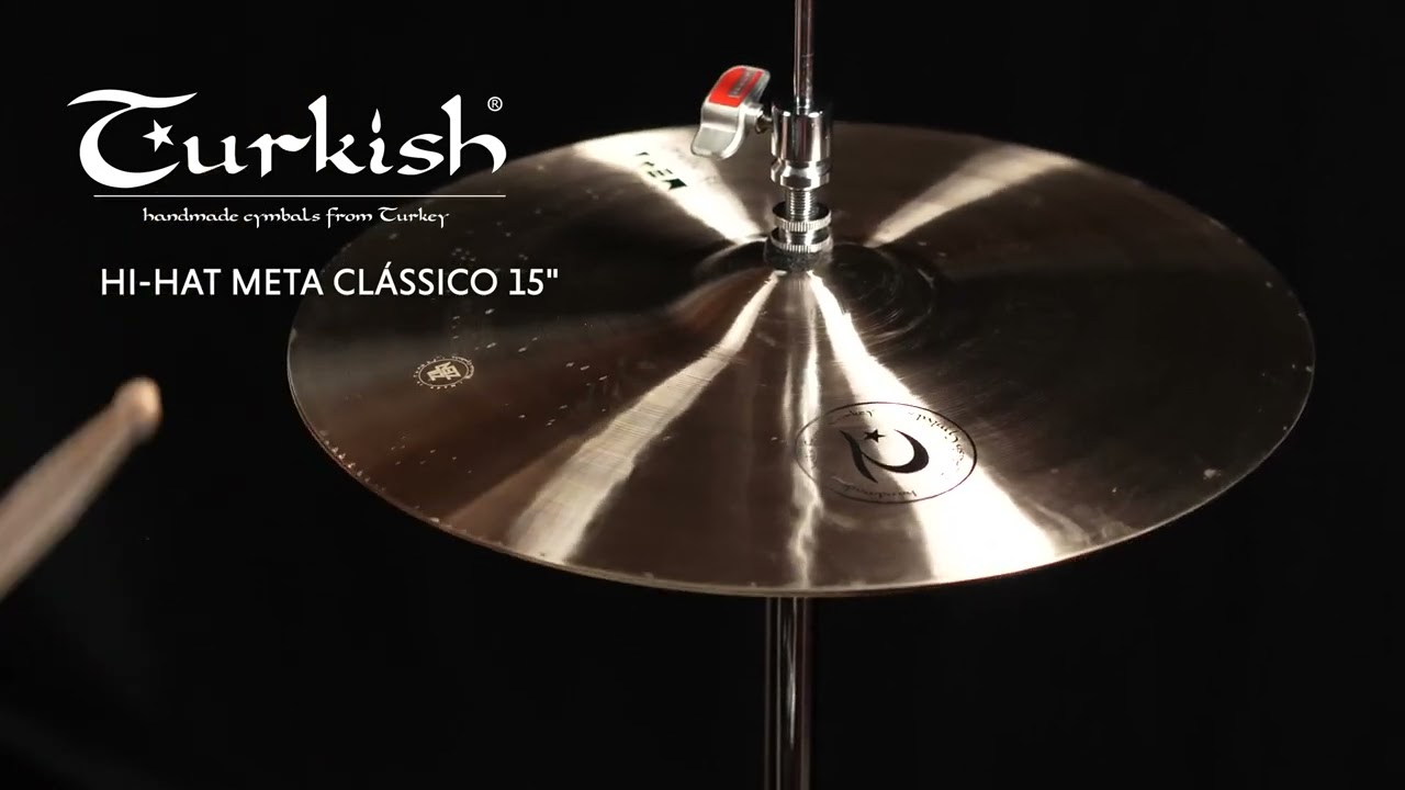 Turkish Cymbals Brasil - HI HAT META CLÁSSICO 15"