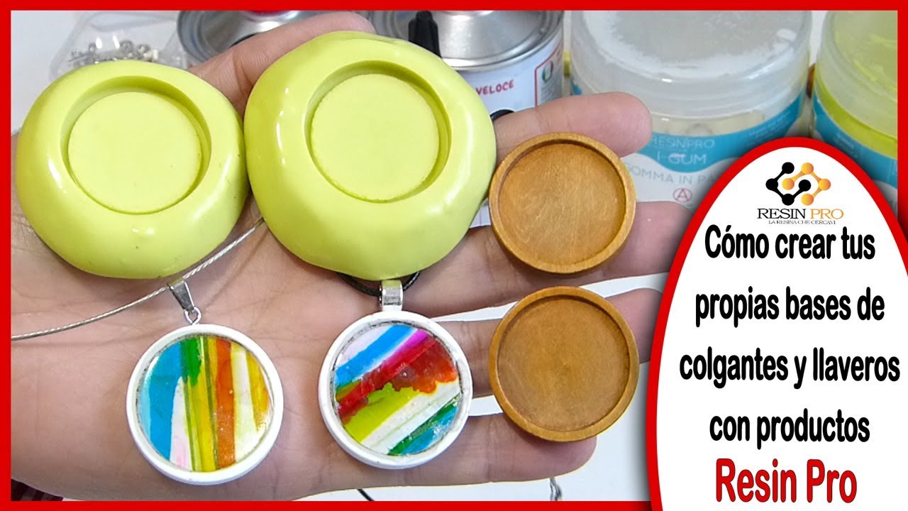 C&oacute;mo crear tus propias bases de colgantes y llaveros con productos Resin Pro