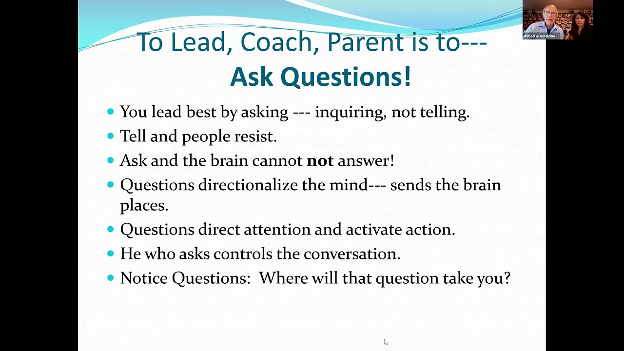 The Answer is the Question | L. Michael Hall PhD
