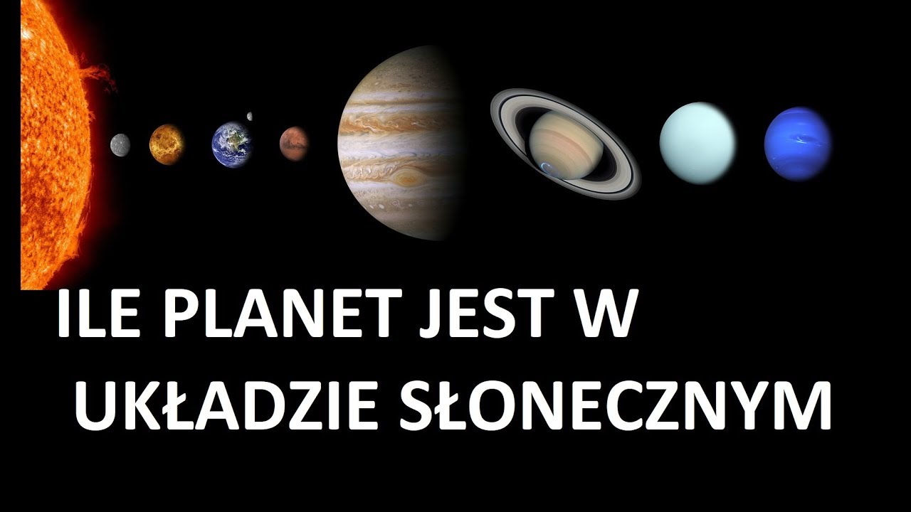 ILE jest planet w UKŁADZIE SŁONECZNYM