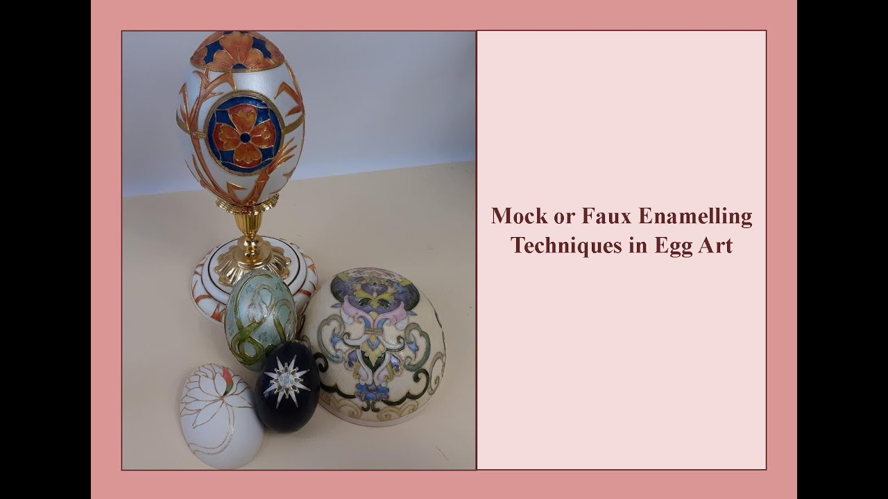 Mock or Faux Enameling