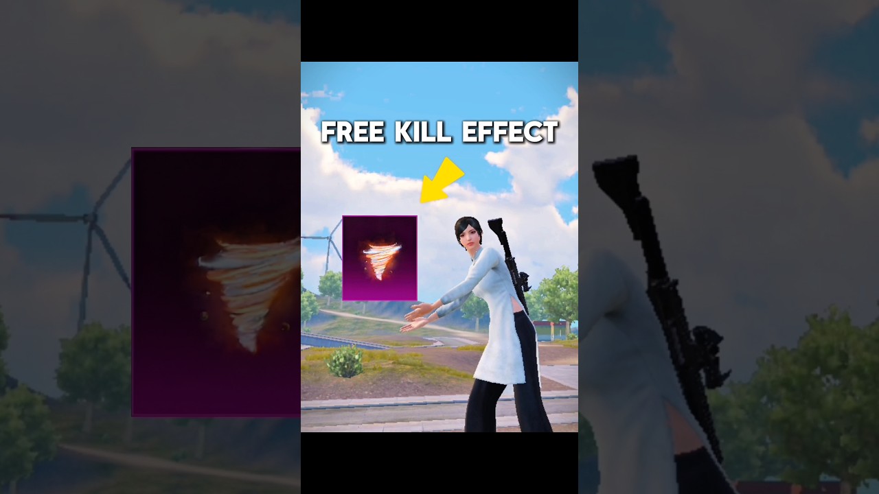 Free Kill Effect 🤯✅ #pubgmobile #bgmi #tipsandtricks