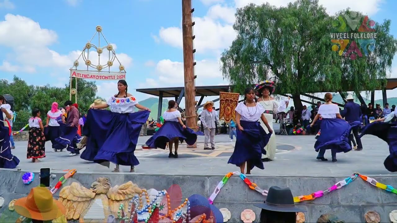Carnaval de Matianita de Tepeojuma en el #Atlixcayotontli 2024 desde #Atlixco, #Puebla