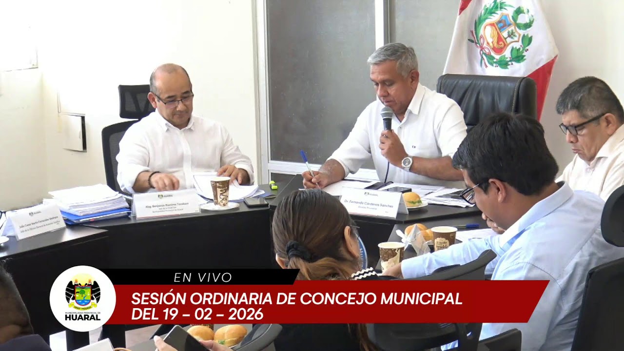 SESIÓN ORDINARIA DE CONCEJO MUNICIPAL 19-02-2026