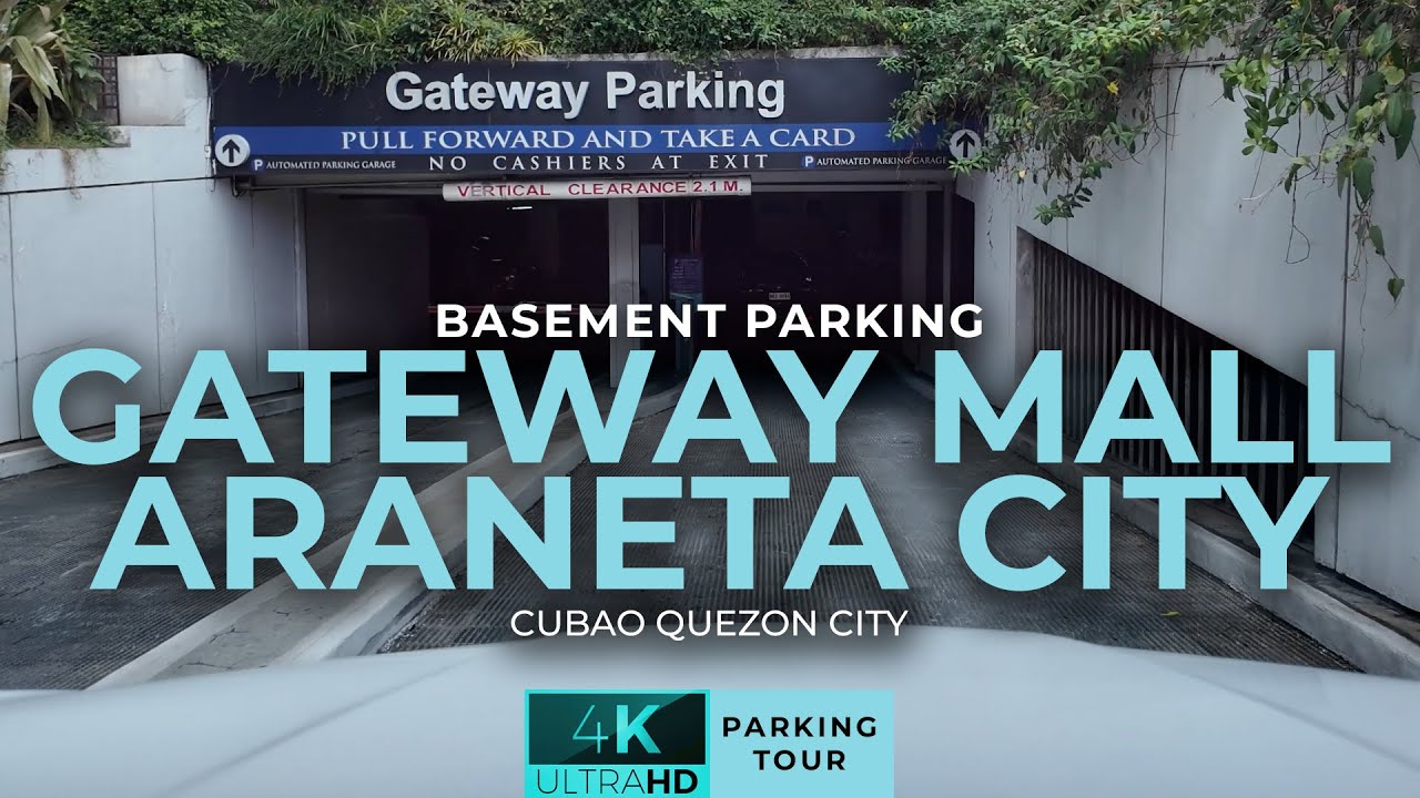 Gateway Mall parking tour | Basement car park in Gateway Mall Araneta City in Cubao Quezon CIty