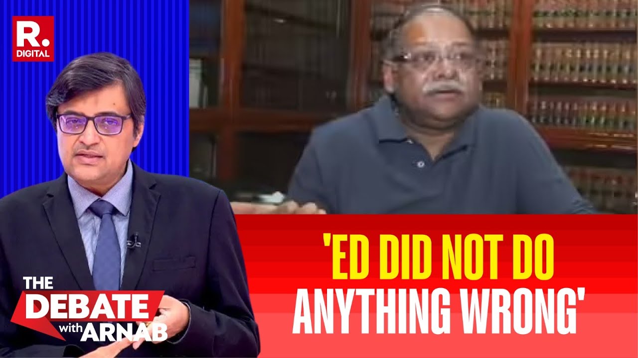 Supreme Court Judge Ranjit Kumar Clarifies Legal Stance Of ED To Seach IPAC | The Debate With Arnab