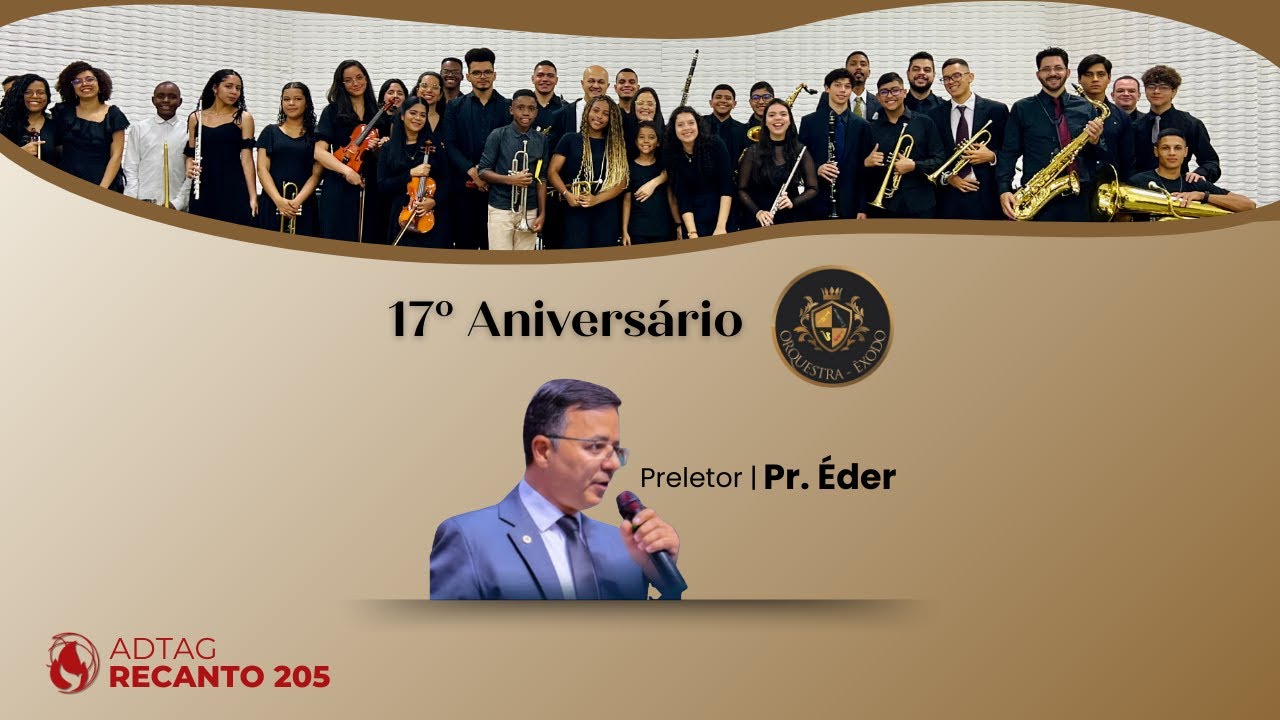 17&ordm; Anivers&aacute;rio da Orquestra &Ecirc;xodo | ADTAG Recanto | 28/09/2025