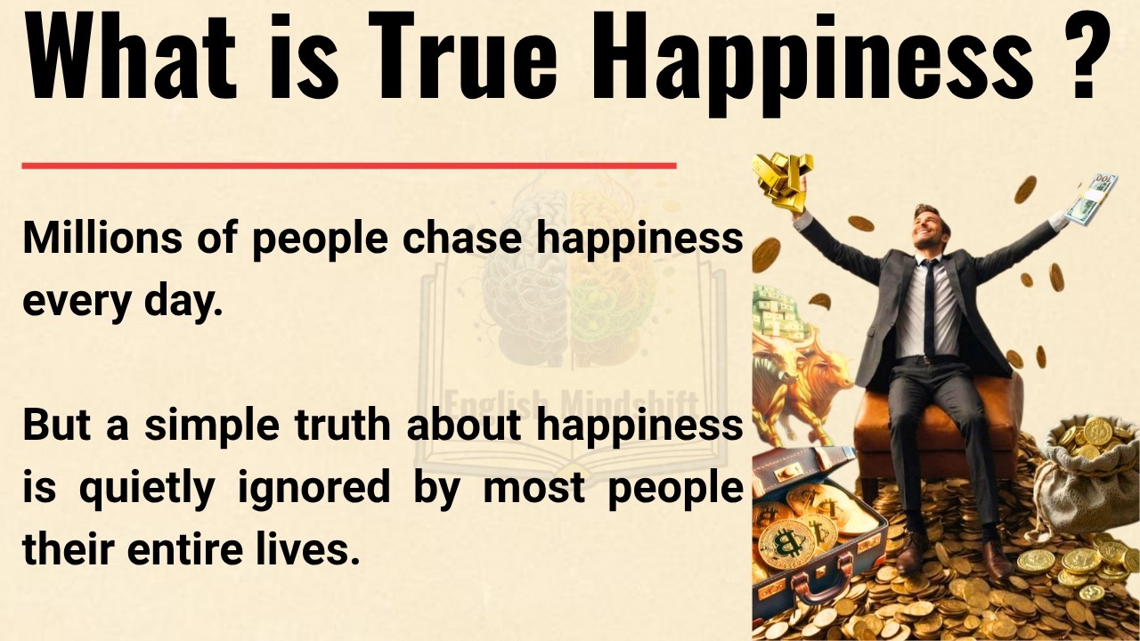 Что такое истинное счастье? ✅ | Адаптированная книга для чтения | Улучшает навыки аудирования на ...