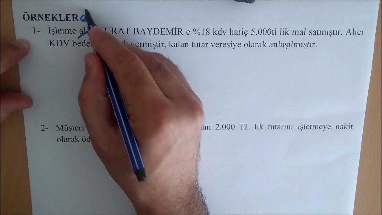 20) TİCARİ ALACAKLAR - 120 ALICILAR HESABI