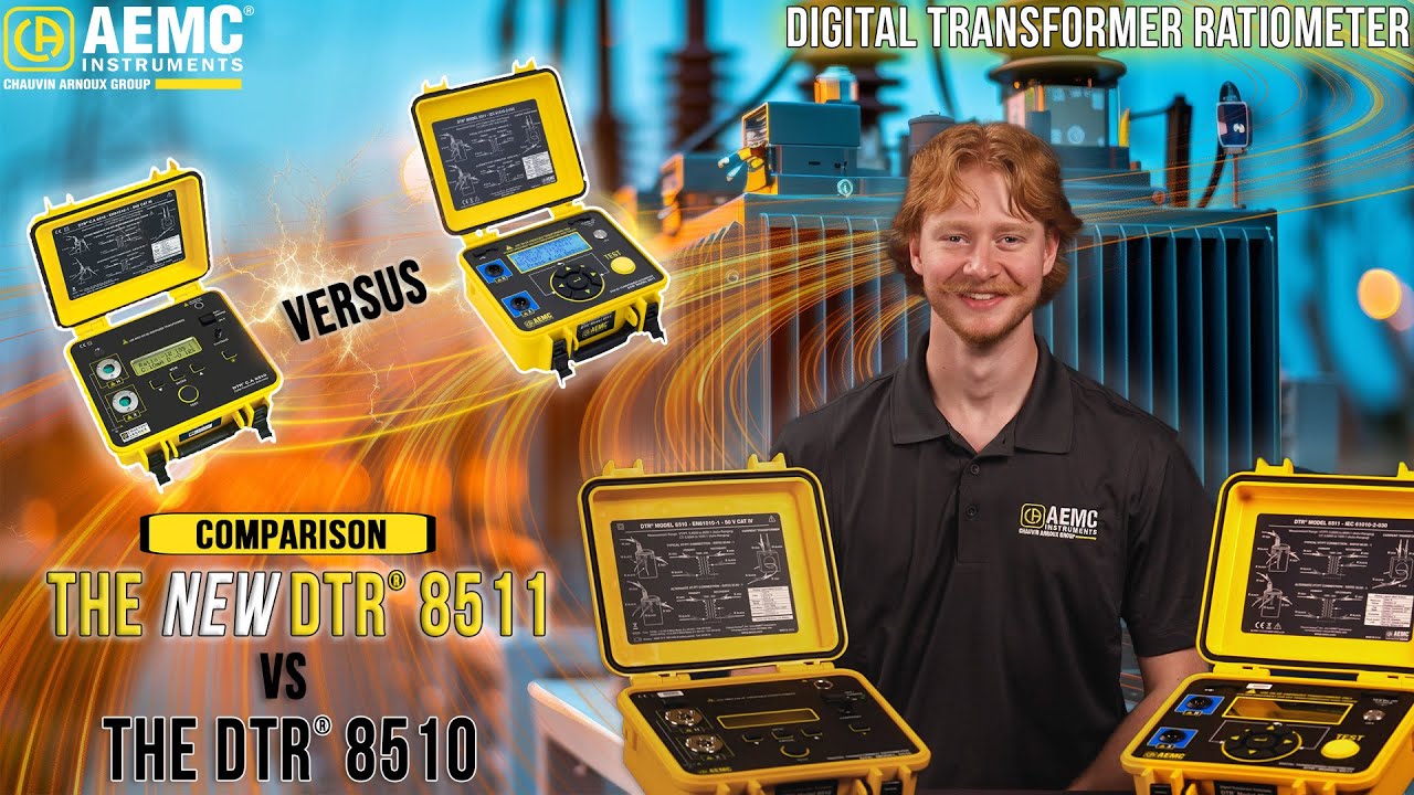 AEMC&reg;- DTR&reg; 8511 vs DTR&reg; 8510: Co nowego i ulepszonego?