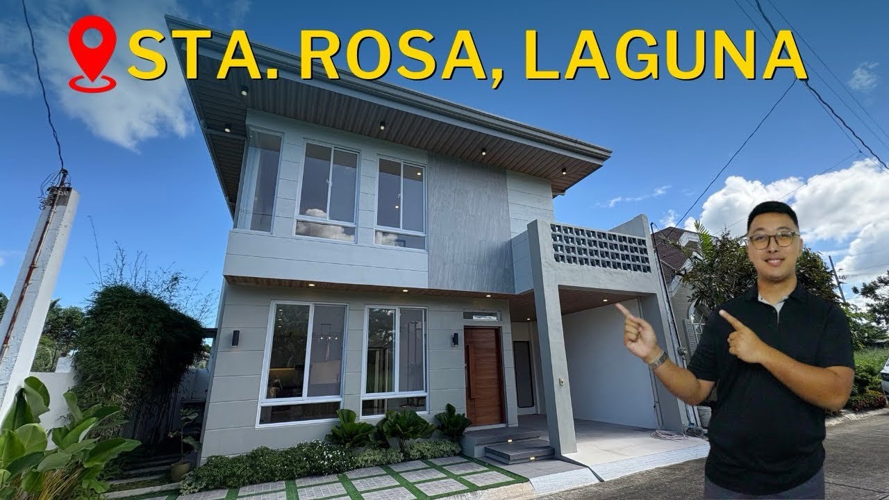 Modern 4BR House for Sale in Laguna BelAir 4, Sta. Rosa Laguna | 14.5M | 121sqm Lot | Near SLEX