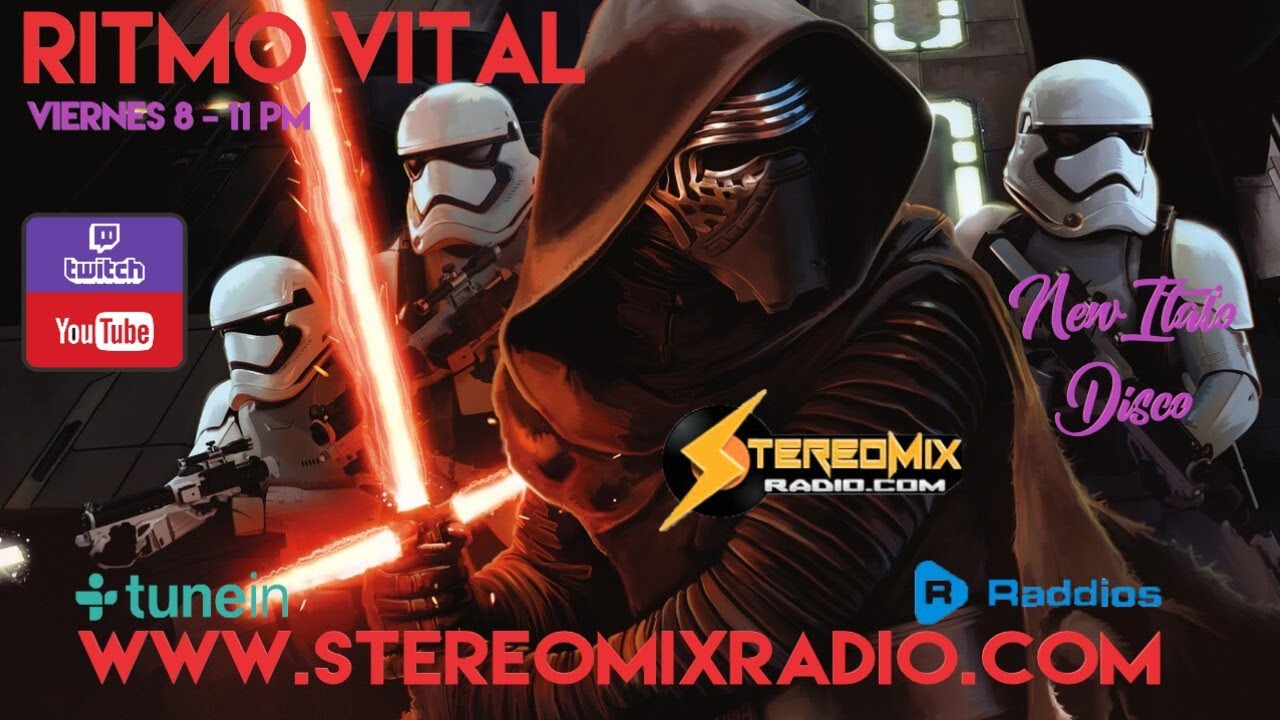 Viernes de Ritmo Vital  www.stereomixradio.com