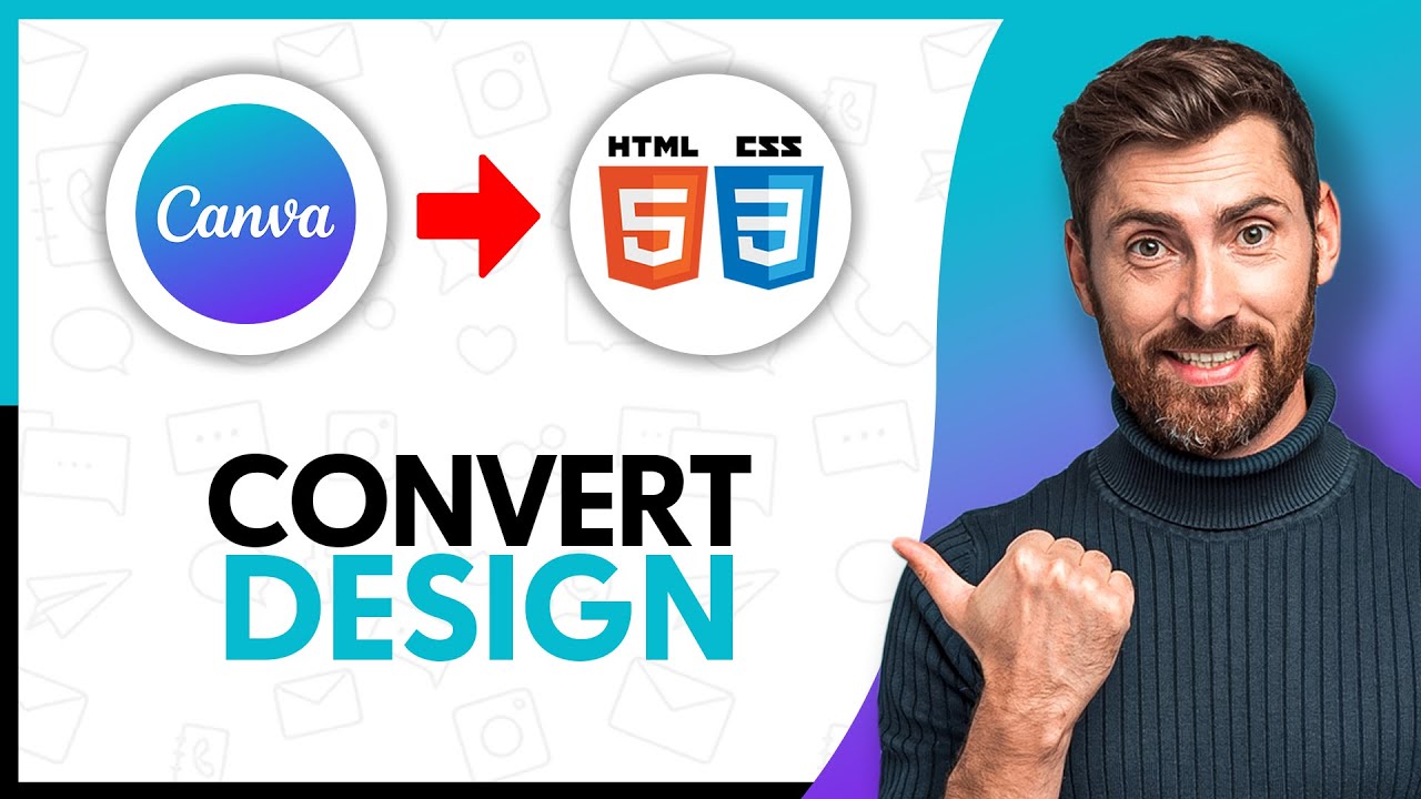 How To Convert Canva Design To HTML and CSS - Step By Step