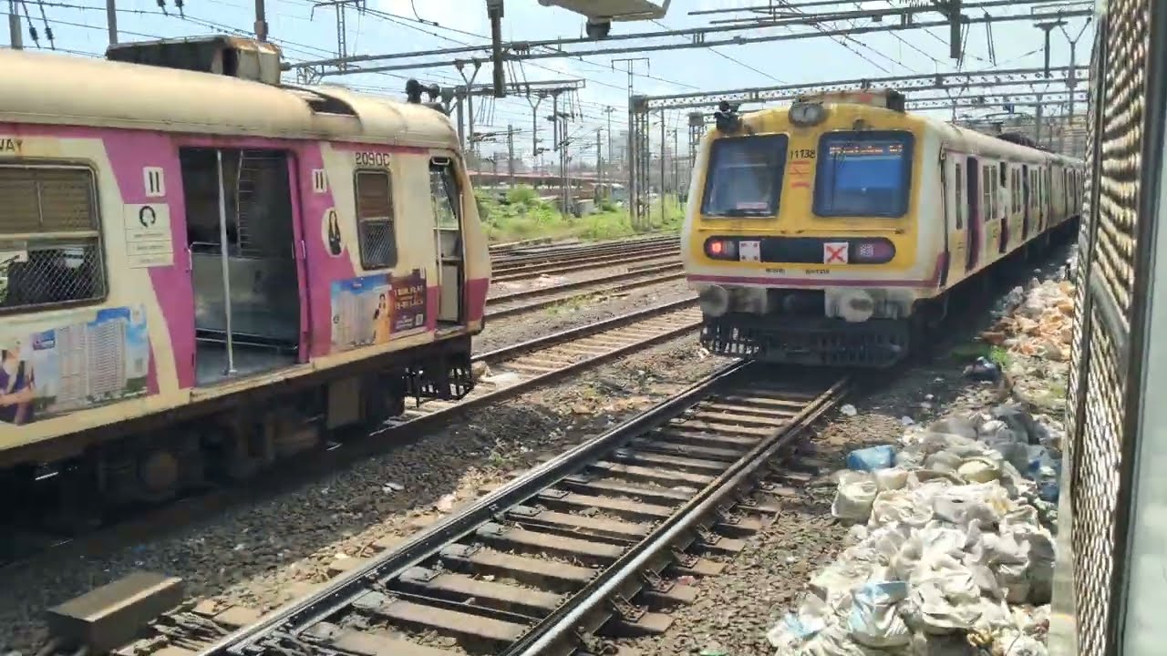 Indian Railway Mumbai local train 🚆