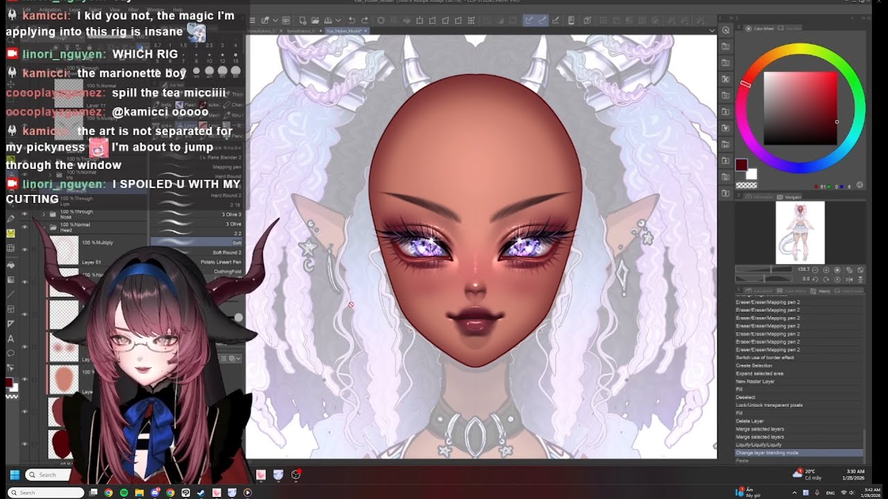 Vtuber Art - Head - 10x Speedpaint | Stream Recap