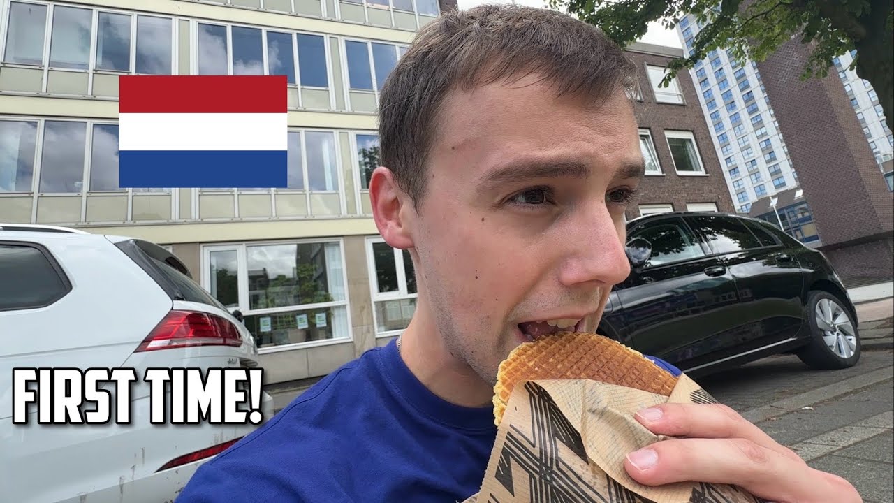 American's First Time in Rotterdam! 🇳🇱 (Stroopwafel, Seafood, Party)