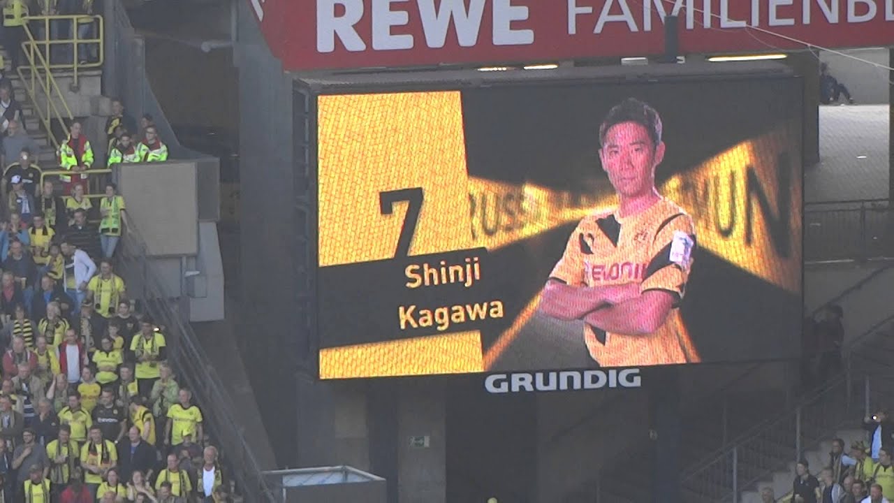 【8万人大歓声】ドルトムント香川復帰戦ゴール後のスタジアム(現地観戦)