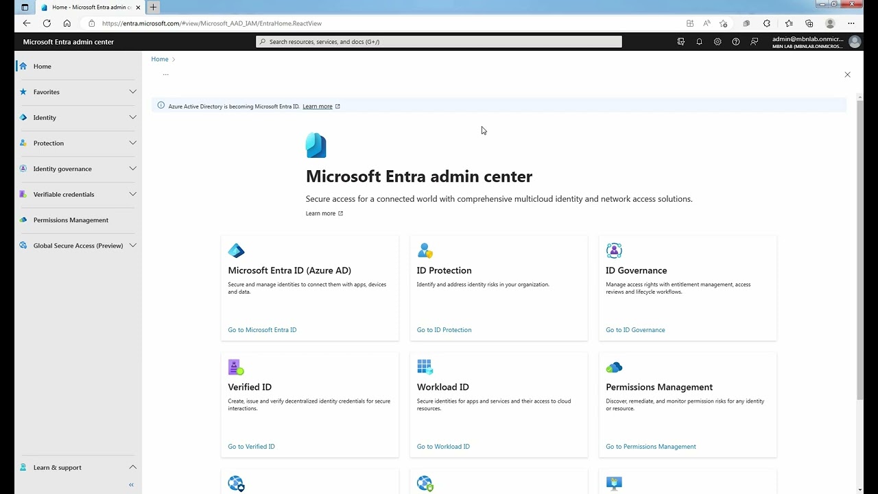SC-300 LAB40. Enable or Disable Security Defaults in Microsoft Entra ID