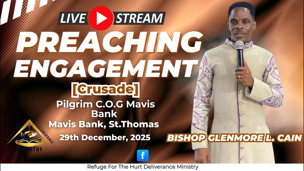 Bishop Glenmore L. Cain | Crusade - Preaching | @Pilgrim C.O.G Mavis Bank | Dec. 29, 2025