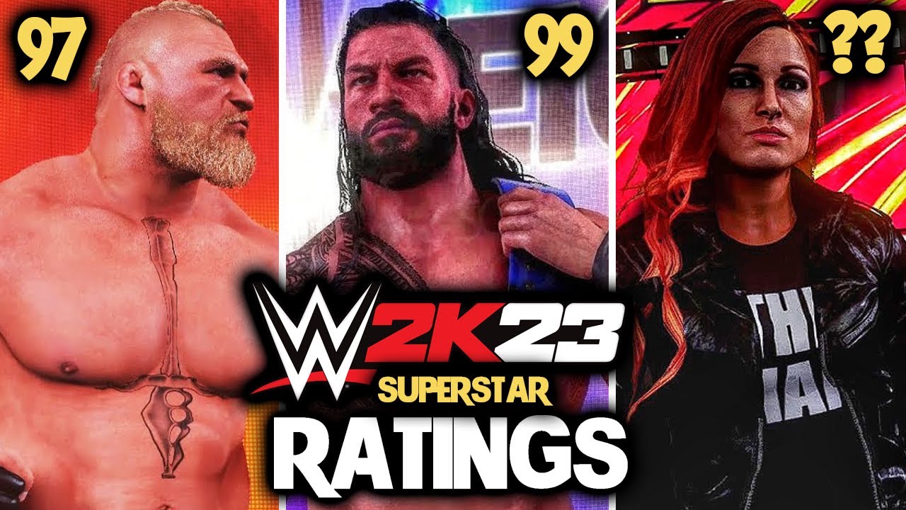 WWE 2K23 Superstar Ratings! | Brand New Details Revealed | New Screenshots, Overall Ratings & More!