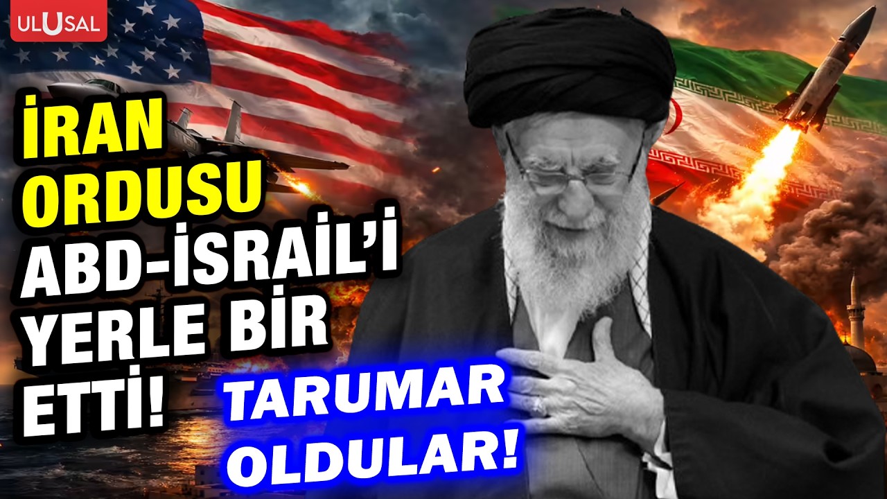 İran'a boyun eğdiremediler! İran füzeleri ABD İsrail ordularını tarumar etti!