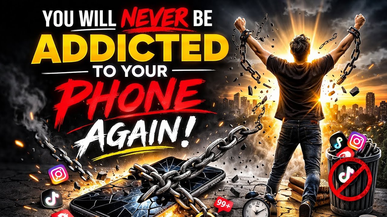 You Will NEVER Be Addicted To Your Phone Again |  Do This Today