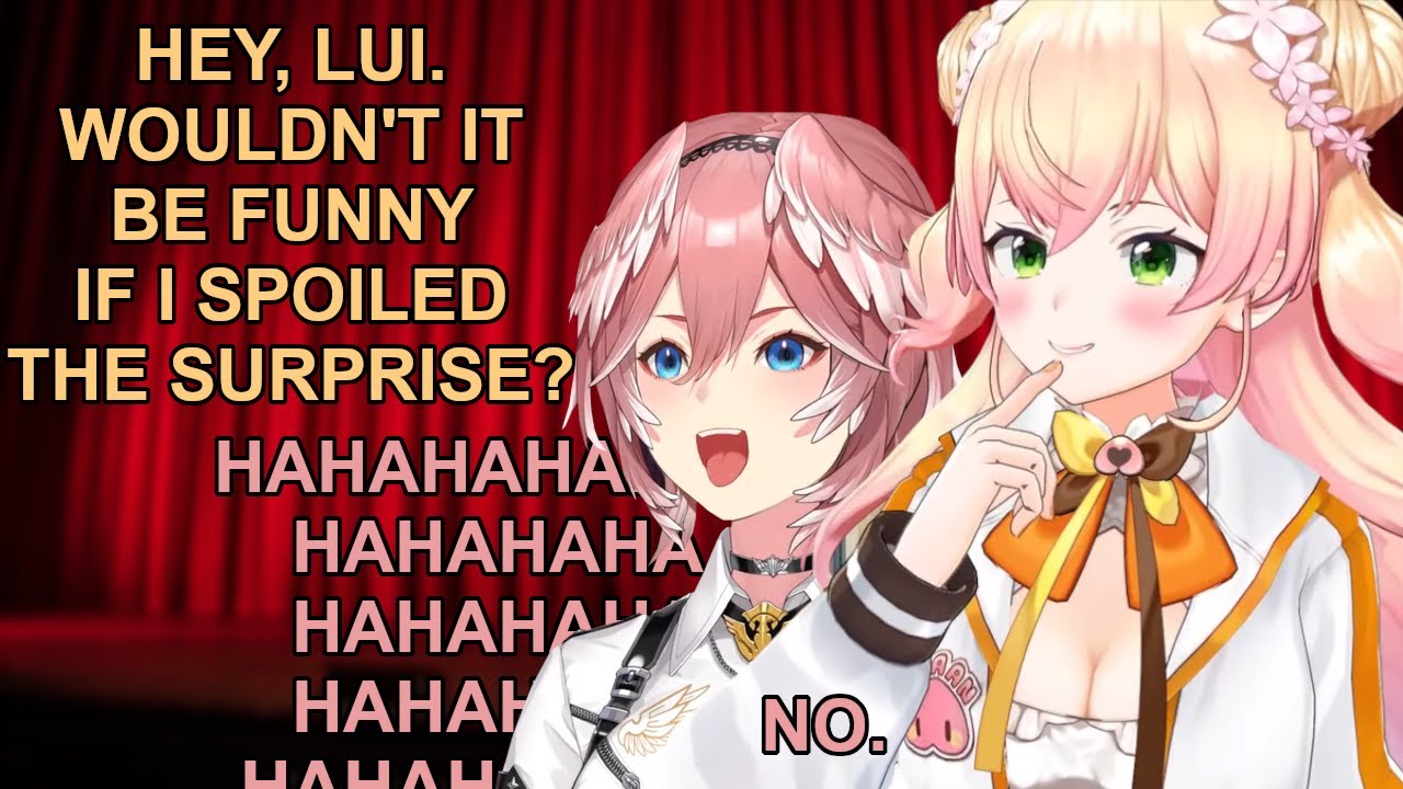 Nene and Lui turn a promotional stream into a comedy bit