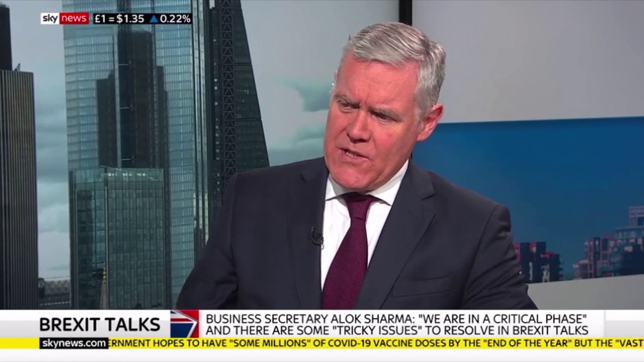 Sky News Ian King with Stena Line 04.12.2020