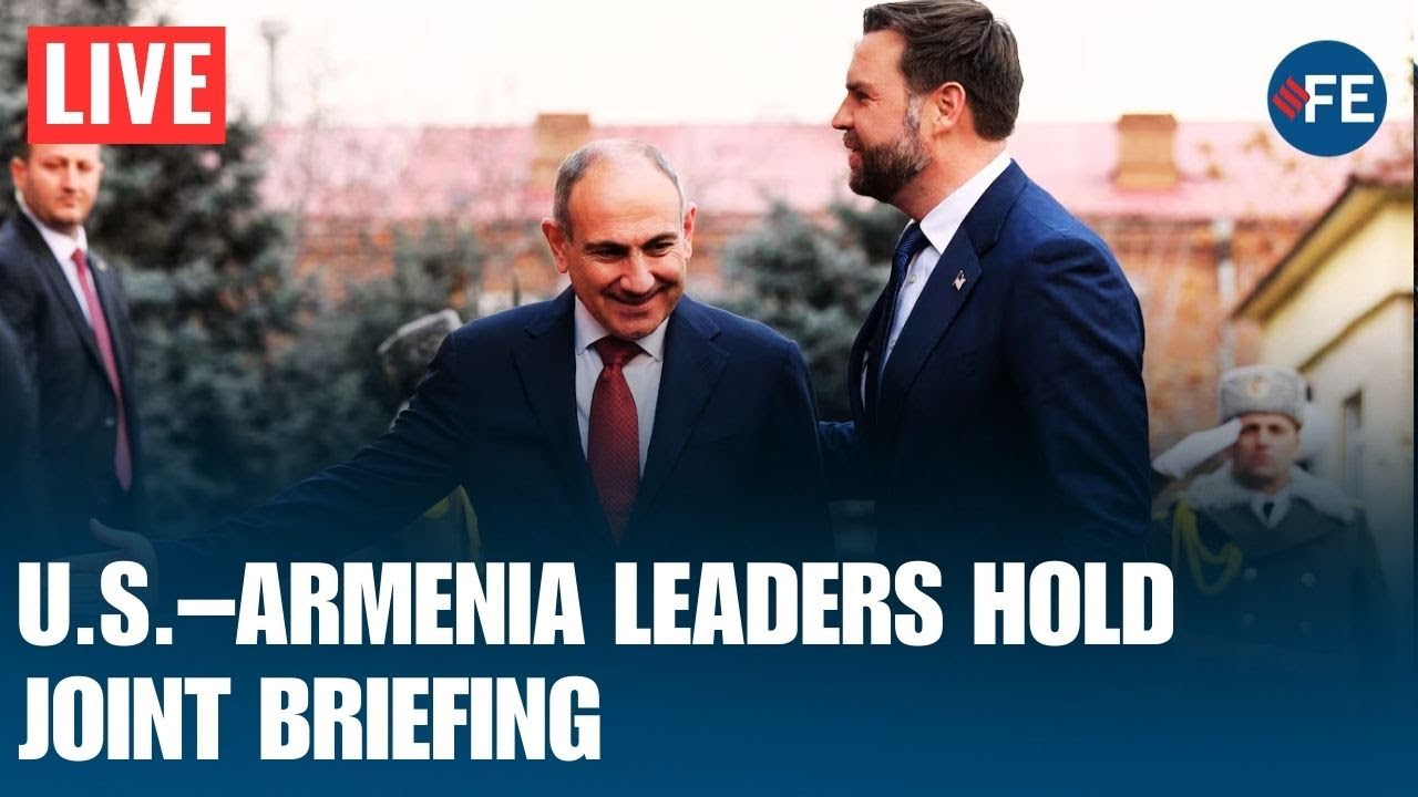 LIVE: Armenia PM Pashinyan, U.S. VP JD Vance Hold Joint News Briefing After Talks | US News