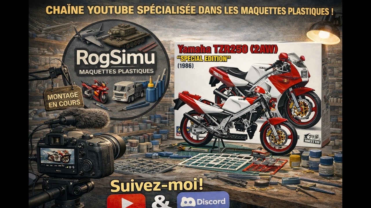 Yamaha TZR250 de chez Hasegawa, au 1/12 N 9