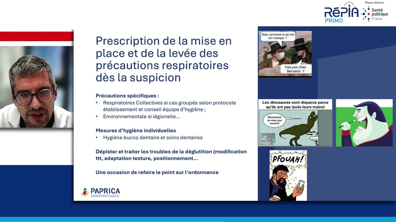 Traitement d’un résident avec une infection respiratoire aiguë - Programme PAPRICA