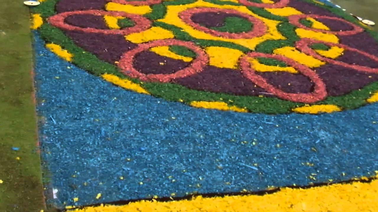 Infiorata per il Corpus Domini a San Giuseppe Jato in Corso Umberto I