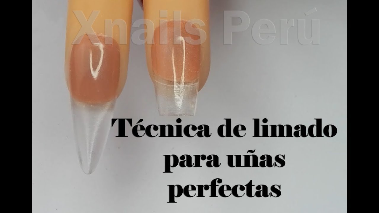 Técnica de limado para estructura de uñas Acrílicas o gel perfectas / Xnails Academy