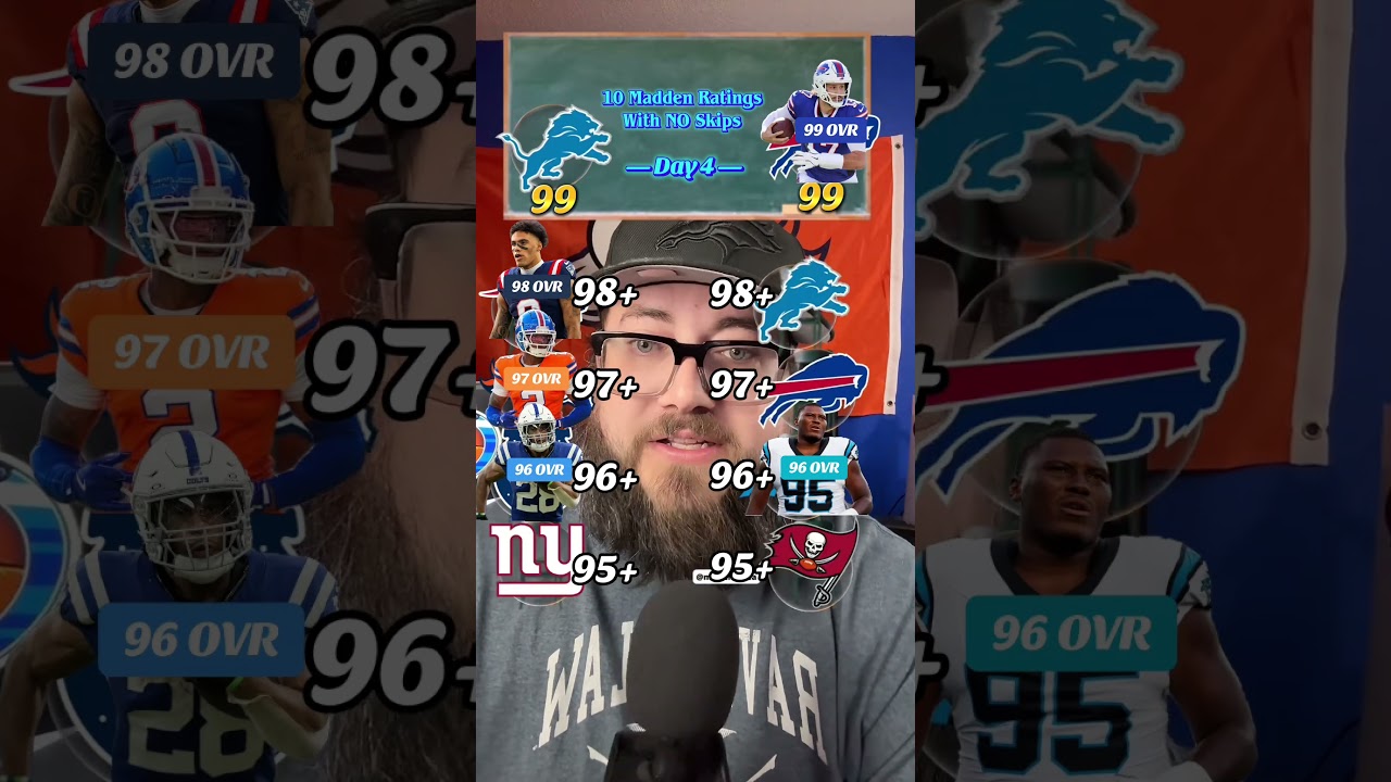 Tentative d'obtenir 10 notes Madden sans passer aucun match : Jour 4 #acshear #nflfilter #10ratin...