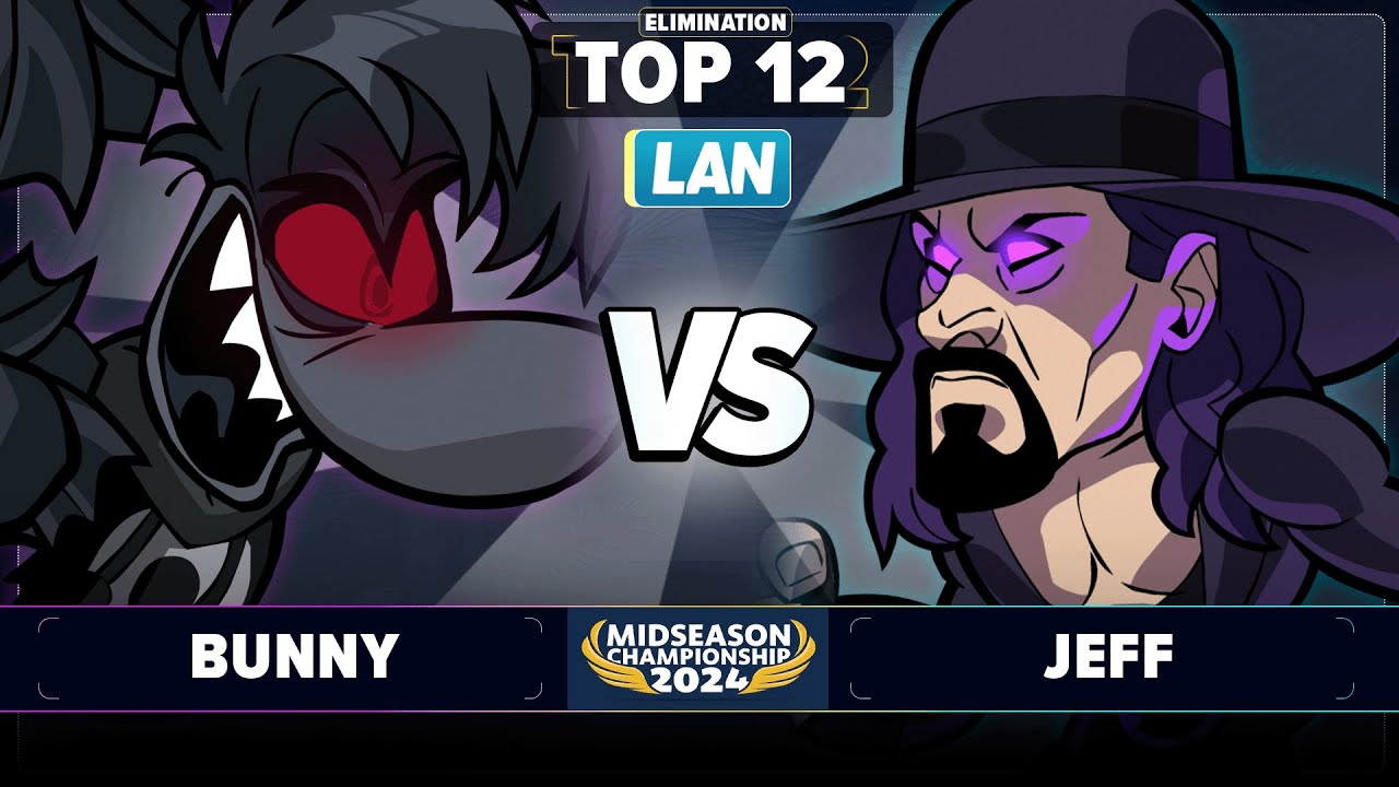 Bunny vs Jeff - Elimination Top 12 - Brawlhalla Midseason Championship 2024 - LAN 1v1